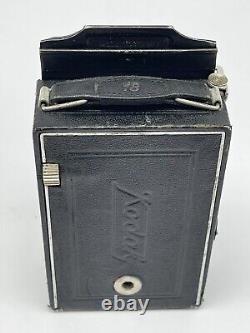 Kodak Recomar Model 18 Folding Camera 105mm Germany c. 1932-40 G800 Case Manual