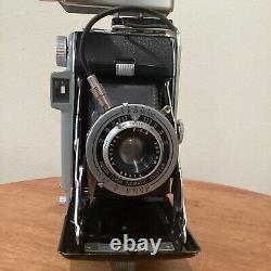 Kodak Tourist Camera With Flashlight And Original Leather Case