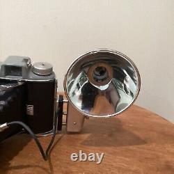 Kodak Tourist Camera With Flashlight And Original Leather Case