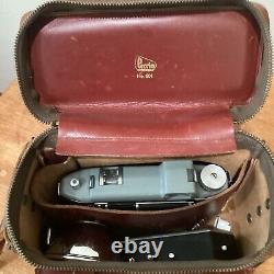 Kodak Tourist Camera With Flashlight And Original Leather Case