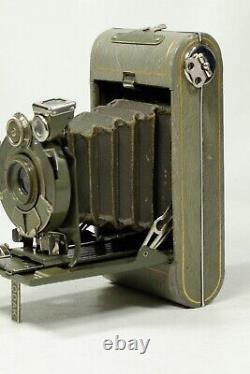 Kodak Vanity Vest Pocket Series III camera. Sea gull Gray. Case