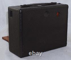 No. 4 Cartridge Kodak Camera Earliest Version with Brass Lens & Red Bellows
