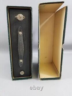 Number 3-A Folding Brownie Camera Model A Kodak Red Vent Brass Lens Original Box