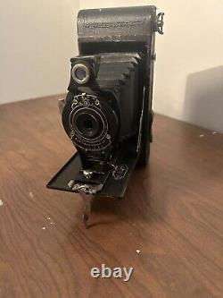 Orig Eastman Kodak Folding Cartridge Hawk-Eye No. 2A (116 Film) Camera UNTESTED