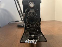 Orig Eastman Kodak Folding Cartridge Hawk-Eye No. 2A (116 Film) Camera UNTESTED