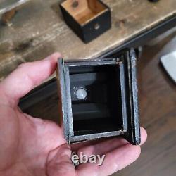 RARE 1896 Kodak Pocket Camera Tiny Historic Film Camera with Original Paper Ad