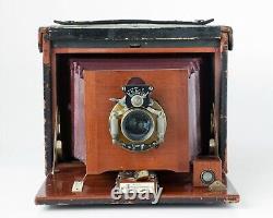 Rare 1890s No. 5 Kodak 5x7 Large Format Folding Camera with Victor Shutter, Holders