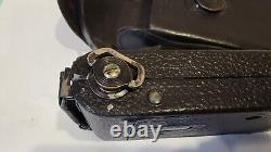 Rare Vintage Kodak No. 1A Pocket Folding Film Camera Model 17495 Withleather Case