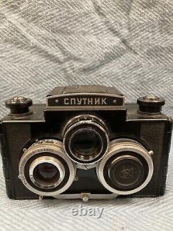 Set Of 4 Vintages Camera Kodak No. 4Folding, Sputnik, Minolta XE-7, Mirai Ricoh