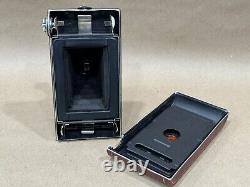 Vanity Kodak Vest Pocket Series III Antique Folding Camera RED withCase & Half Box