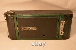 Very Rare Antique Green Kodak 1a Junior Pocket Camera 1914-1927