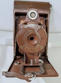 Vintage 1930s Kodak No 2 Folding Rainbow Hawkeye Model C Camera UNTESTED