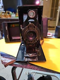 Vintage Eastman Kodak Co A-122 3A Autographic Camera & Case