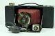 Vintage Kodak No 2 A Folding Pocket Brownie Camera with red bellows