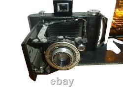 Vintage Kodak Vigilant Junior Six-20 1940's Folding Camera with Snapsack