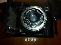 Vintage Kodak Vigilant Junior Six-20 1940's Folding Camera with Snapsack