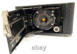 WWII Vest Pocket 127mm Film Camera Eastman Kodak Company With Leather Case Antique